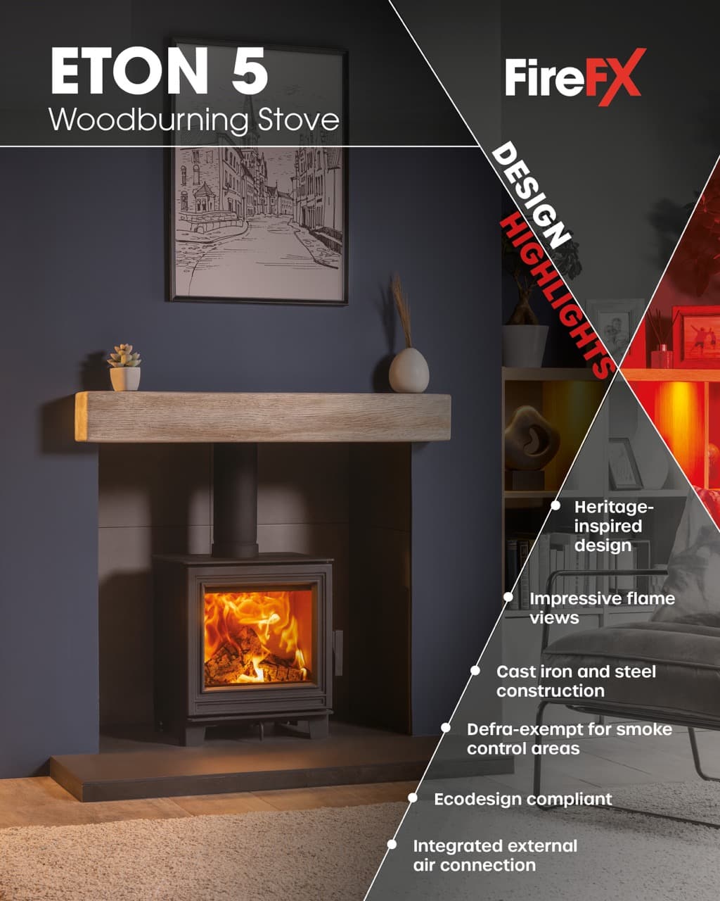 Eton 5 woodburning stove
